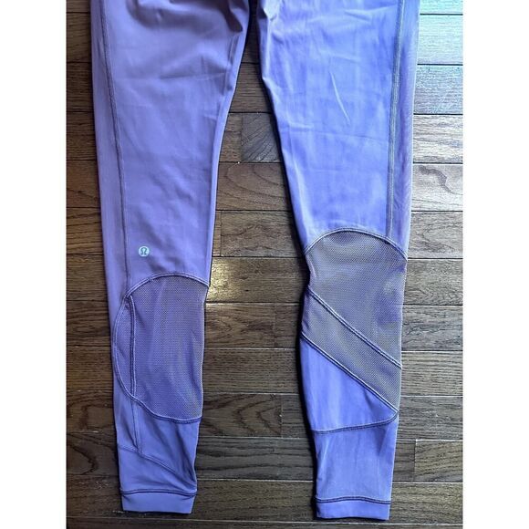 Lululemon Clear the court Leggings Figue Pink size 6 - Picture 8 of 12